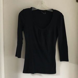 Michael Stars Classic Scoop Neck Sparkle Tee